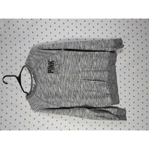 Victorias Secret Pink marled Crew sweater XS Grey